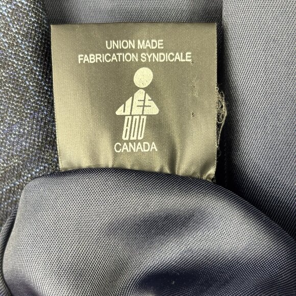 Peter Millar Suit Jacket Mens 48R Blue Gray Plaid 100% Wool 2 Button Blazer - Picture 9 of 13